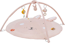 Trixie Speelmat/ Activiteitenboog Mrs. Rabbit - Speelboog voor Baby - Zachte Activiteitenboog - Speeltapijt konijn - Roze