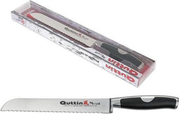 Quttin Moaré professionele broodmes 21 cm RVS zwart