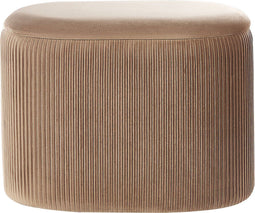 RICHLAND - Poef - Beige - Fluweel