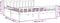 vidaXL - Bedframe - massief - hout - honingbruin - 180x200 - cm