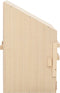 vidaXL - Kippenlegkast - 2 - compartimenten - 63x40x65 - cm - massief - grenenhout