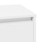 vidaXL - Nachtkastje - met - LED-lampjes - Wit - 39x34,5x50 - cm
