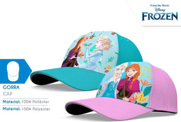 Disney Frozen Polyester Pet - Paars & Groen - Set van 2 Petten