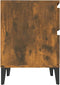 vidaXL - Nachtkastjes - 2 - st - 40x35x50 - cm - gerookt - eikenkleurig