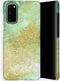 Selencia Hoesje Geschikt voor Samsung Galaxy S20 Hoesje - Selencia Maya Fashion Backcover - groen