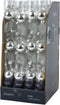 Kerstbal glas d3 cm zilver 9st I