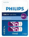 Philips Vivid Edition 2.0 - USB Flash Drive - 64GB - Paars (2 stuks)