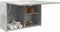 vidaXL - Badkamerwandkast - 60x25x40 - cm - bewerkt - hout - betongrijs