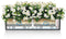 LECHUZA Balconera Cottage 80 - Plantenbak - 12L - Graniet
