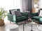 VINTERBRO - Fauteuil - Groen - Fluweel