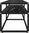 vidaXL - Tv-meubel - 160x40x40,5 - cm - gehard - glas - zwartmarmerkleurig