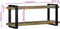 vidaXL - Wandschap - massief - gerecycled - hout - meerkleurig