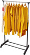 Storage solutions Kledingrek met wielen enkele stang 80x42x(90-165) cm