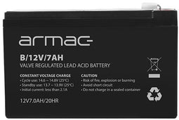 Armac B/12V/7AH - Accu Lood-zuur 12V 7Ah - Wit