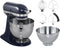 KitchenAid Artisan 5KSM175PSEIB - Keukenrobot 4,8L - 300W met 2 RVS kommen - Inktblauw