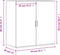 vidaXL - Dressoir - 79x38x80 - cm - bewerkt - hout - betongrijs