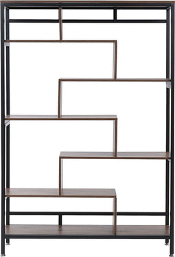 Boekenkast met 6 planken DAVEN 180 cm Bruin