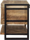 vidaXL - Opbergdoos - 80x35x45 - cm - Massief - Ruw - Mangohout