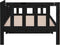 vidaXL - Slaapbank - 90x200 - cm - massief - grenenhout - zwart