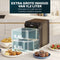 Princess 182278 - Stack Airfryer - 3000W - 11,2L - 2 lades (Sync) - 11 Bakprogramma's - PFAS-vrij
