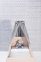 Jollein - Baby Sluier Vintage - 155 cm - Soft Grey