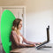 Draagbare opvouwbare webcamachtergrond | Videochat | Webconferentie | Green Screen Stoel | Thuiswerken | Zoom virtuele achtergrond | Skype | Ploegen | Twitch | OBS | Streamen