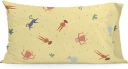Kussensloop HappyFriday Mr Fox Jungle Life Multicolour 50 x 75 cm