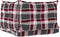 vidaXL - Palletkussens - 3 - st - ruitpatroon - stof - rood