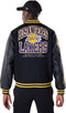 New Era - LA Lakers - NBA Patch Black Varsity Jacket