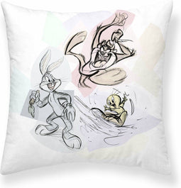 Kussenhoes Looney Tunes Sketch B Multicolour 45 x 45 cm