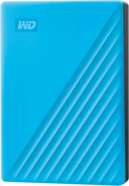 WD My Passport - Externe HDD 6TB - Wachtwoordbeveiliging - Blauw (2024)