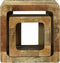 vidaXL - TV-meubel - 36x36x30 - cm - van - massief - mangohout