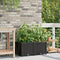 vidaXL - Tuinbakken - met - waterirrigatiesysteem - - - 2 - stuks - - - Zwart