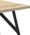 vidaXL - Salontafel - Set - van - 2 - - - Sonoma - Eiken - en - Metaal