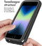 iMoshion Hoesje Geschikt voor iPhone SE (2022) / SE (2020) / 8 / 7 / 6s / 6 Hoesje - iMoshion 360° Full Protective Case - Zwart / Transparant