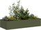 vidaXL - Plantenbak - 200x80x40 - cm - staal - olijfgroen