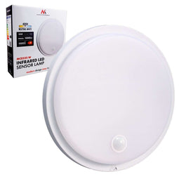 Maclean MCE525 W - LED-lamp met bewegingssensor - PIR-sensor - wit - 10 W - IP65 - 1000 lm