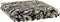 Deken DKD Home Decor Wild Zwart Geel (130 x 170 x 2 cm)