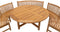 Teak tafel ø180x75cm