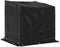 vidaXL - Haardhoutrek - met - regenhoes - 100,5x80,5x110,5 - cm - staal