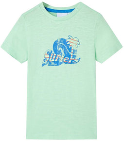 vidaXL - Kindershirt - 116 - lichtgroen