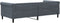 vidaXL - Slaapbank - 90x200 - cm - fluweel - donkergrijs