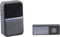 Heidemann 70847 - Draadloze deurbel - USB-aansluiting zelf bespeelbaar - Antraciet