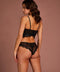 Hunkemöller Brazilian Lingerie - Kant en mesh - Zwart - maat L