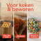 KitchenBrothers KB667 - Vacuüm Sealer - 12L/min - 6 standen - Zwart/RVS (2m Folierol 5 Vacumeerzakken Vacuumslang)