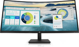 HP P34hc G4 - Monitor 34" - 3440x1440 Resolutie - Gebogen Scherm - Zwart