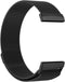Fitbit Versa 3 / Sense - Milanese Bandje - Geweven Roestvrij Staal Magneetsluiting - Zwart