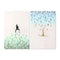 Schilderij Home ESPRIT Blauw Groen Modern 80 x 3,5 x 120 cm (2 Stuks)