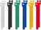 LANBERG - VELCRO KABELBINDERS - KLITTENBANDSLUITINGEN - KABELS - 12MM X 15CM - 12 STUKS - WIT - ZWART - GROEN - BLAUW - GEEL- ROOD - ZACHT EN FLEXIBEL