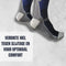 Sandside Compressiekousen - Sport Compressie Sokken - Ondersteuning en Comfort - Donkerblauw (2 Paar)